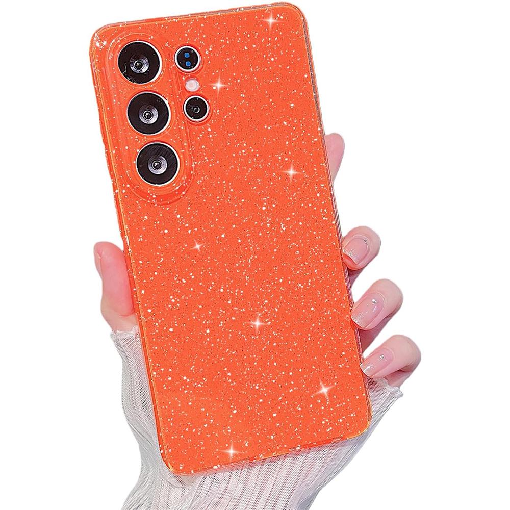 Чехол с блестками для Samsung Galaxy S26 Ultra S2 Plus S24 S23 A A1 G Милый Эстетичный Блестящий Женский Мужской Чехол для Телефона Аксессуары