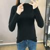 Тонкий тонкий трендовый осенне-зимний свитер, дикий свитер с высоким воротником, женский толстый теплый свитер