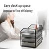 Deli PB116 4-Tier Folding Metal Document Tray