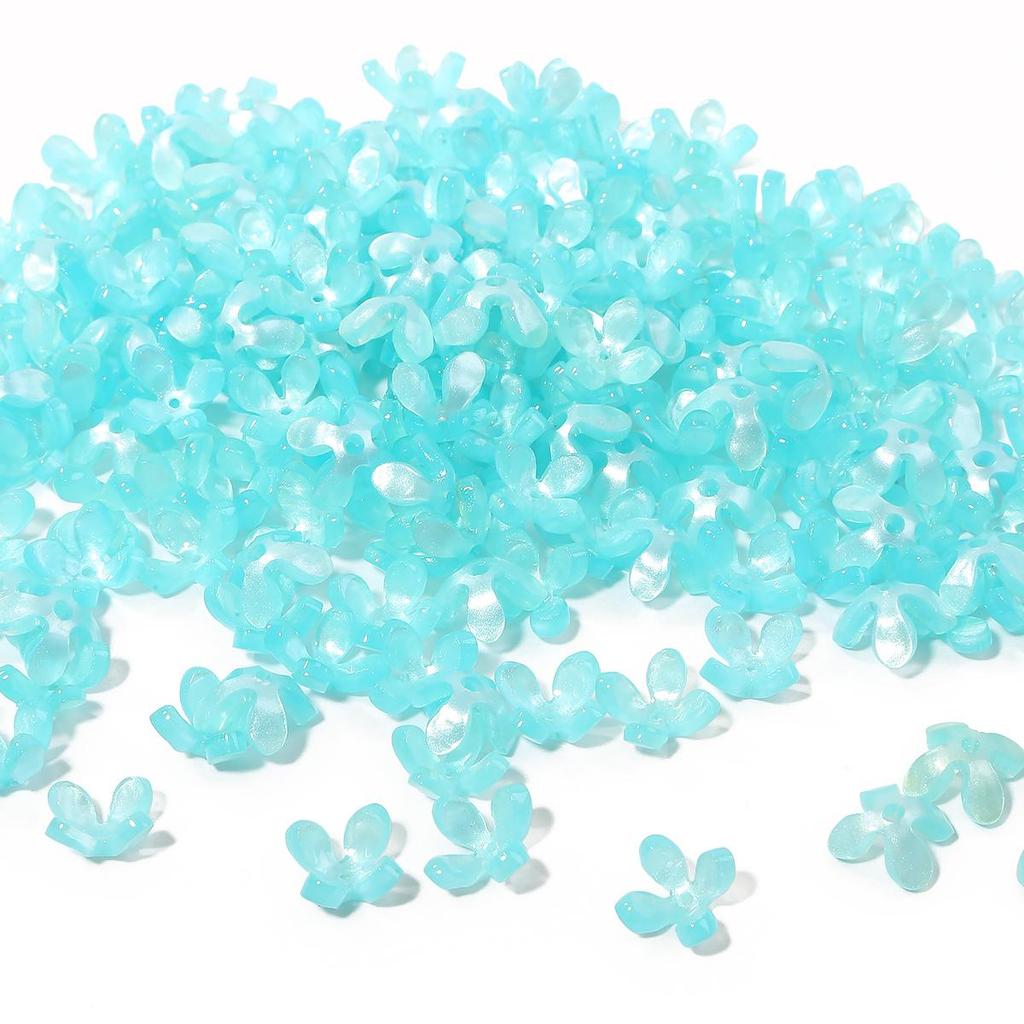 10Pcs Acetic Acid Plate Shell Osmanthus Petals Beads For DIY Necklace Bracelet Earrings Jewelry Making Craft Accessories