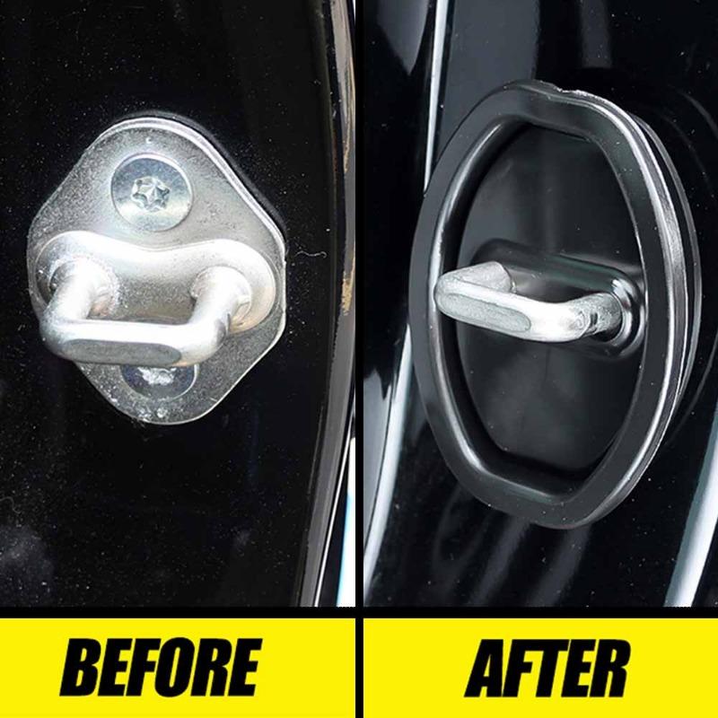 Амортизатор двери автомобиля, пряжка замка двери, силиконовый защитный чехол, универсальная утолщенная водонепроницаемая наклейка против столкновений