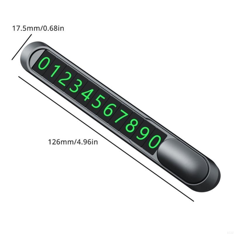 2025 Новая табличка с номером телефона Автомобильная карточка для временной парковки Табличка с номером телефона