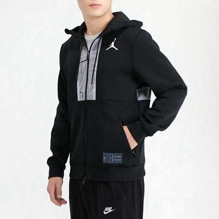 Jordan Куртки Мужские Черные С Капюшоном Умеренные Другие CK6448-010