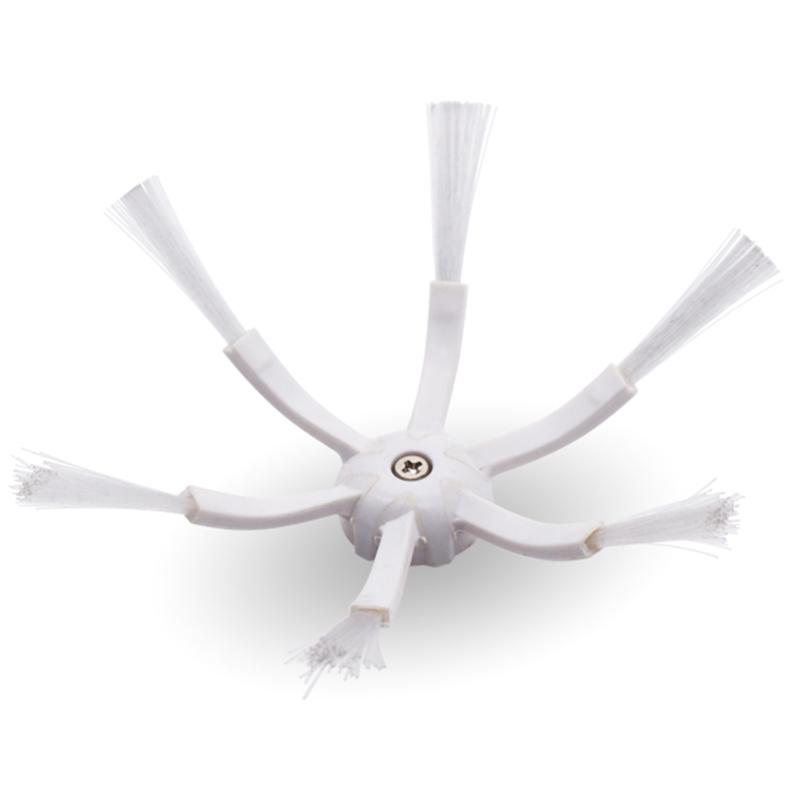 2 шт. 6-лучевая боковая щетка для Roborock S5/S6/S5 Max/S6 Max/S7/S7 MaxV/S8/S8+/S8 Ultra Запчасти для подметальной машины (белый)