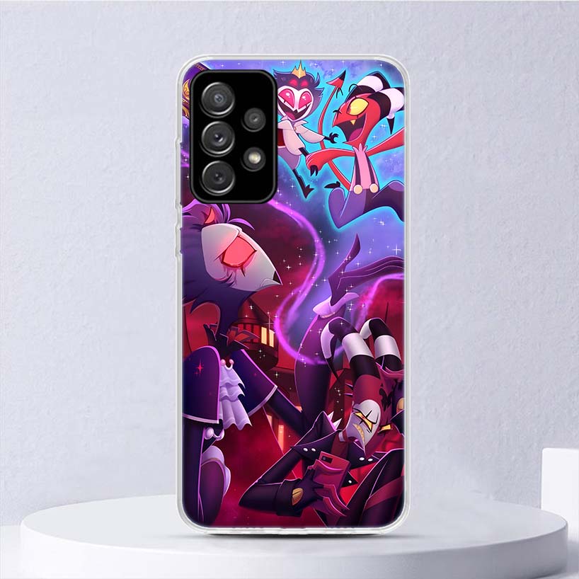 H-Hazbin H-Hotel Ангел Пыль Мягкий Чехол Для Samsung Galaxy A52 A42 A32 A22 A12 A02S Чехол Для Телефона A50 A51 A70 A71 A41 A31 A21S A40 A