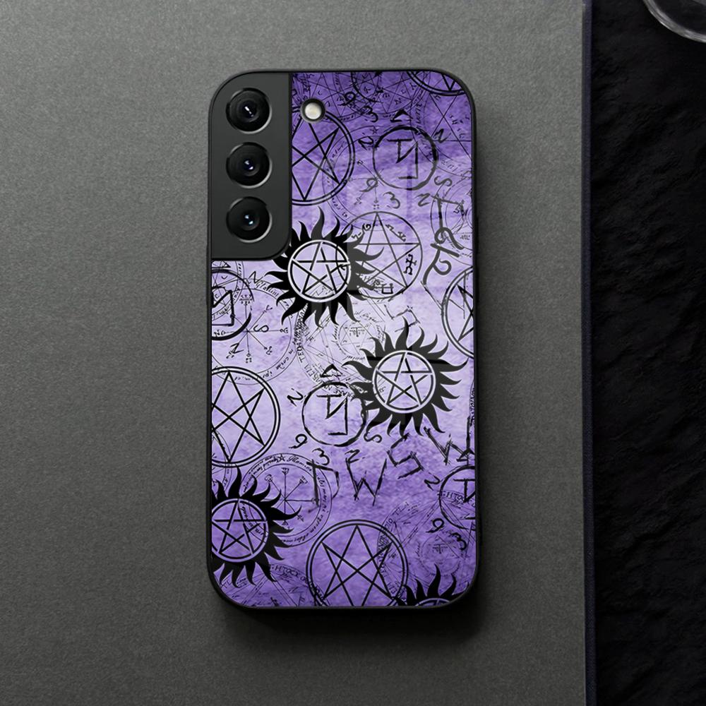 Сверхъестественный Стеклянный Чехол Для Телефона Для Samsung Galaxy S21 S26 S25 S22 S20 S24 S23 Ultra Fe Plus A16 A34 A54 A24 Coque