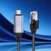 Кабель USB Type-C на Ethernet 1,8 м, напрямую подключаемый, USB Type-C на RJ45, совместимый с ноутбуком, ПК, Switch, роутером и другими устройствами