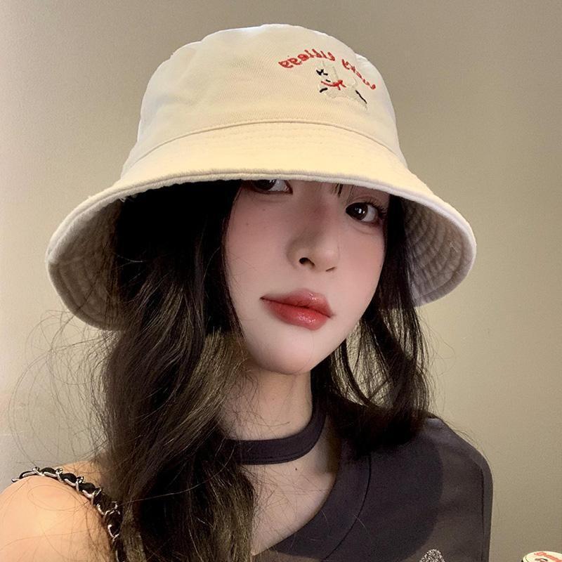 Очаровательная панама-ведро на весенний сезон для женщин, с милыми узорами и мультяшным принтом