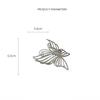 Exquisite Rhinestone Butterfly Hair Claw Clips for Women Elegant Pearl Hair Crab Barrette Headwear WOMAN HAIR CLIP Ponytail Clip