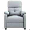 Maison Exclusive - Fauteuil de massage Gris clair Tissu