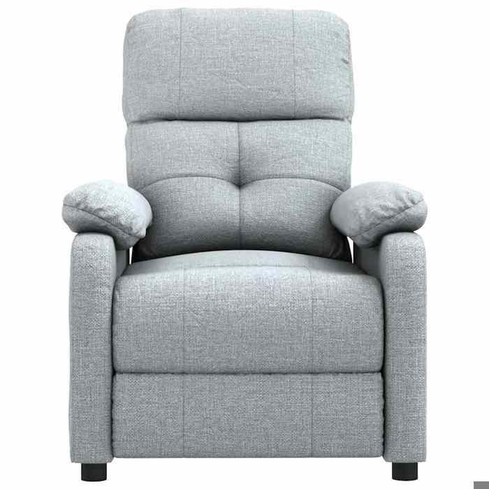 Maison Exclusive - Fauteuil de massage Gris clair Tissu