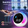Детский будильник, праздничный подарок, Bluetooth-динамик, сенсорный ночник, RGB-светильник для пробуждения