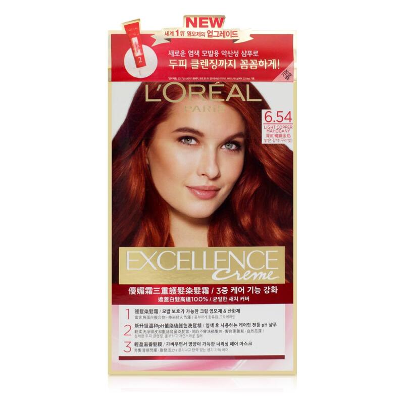 L'Oréal Paris Новая краска для волос Excellence 6.54 (медь)