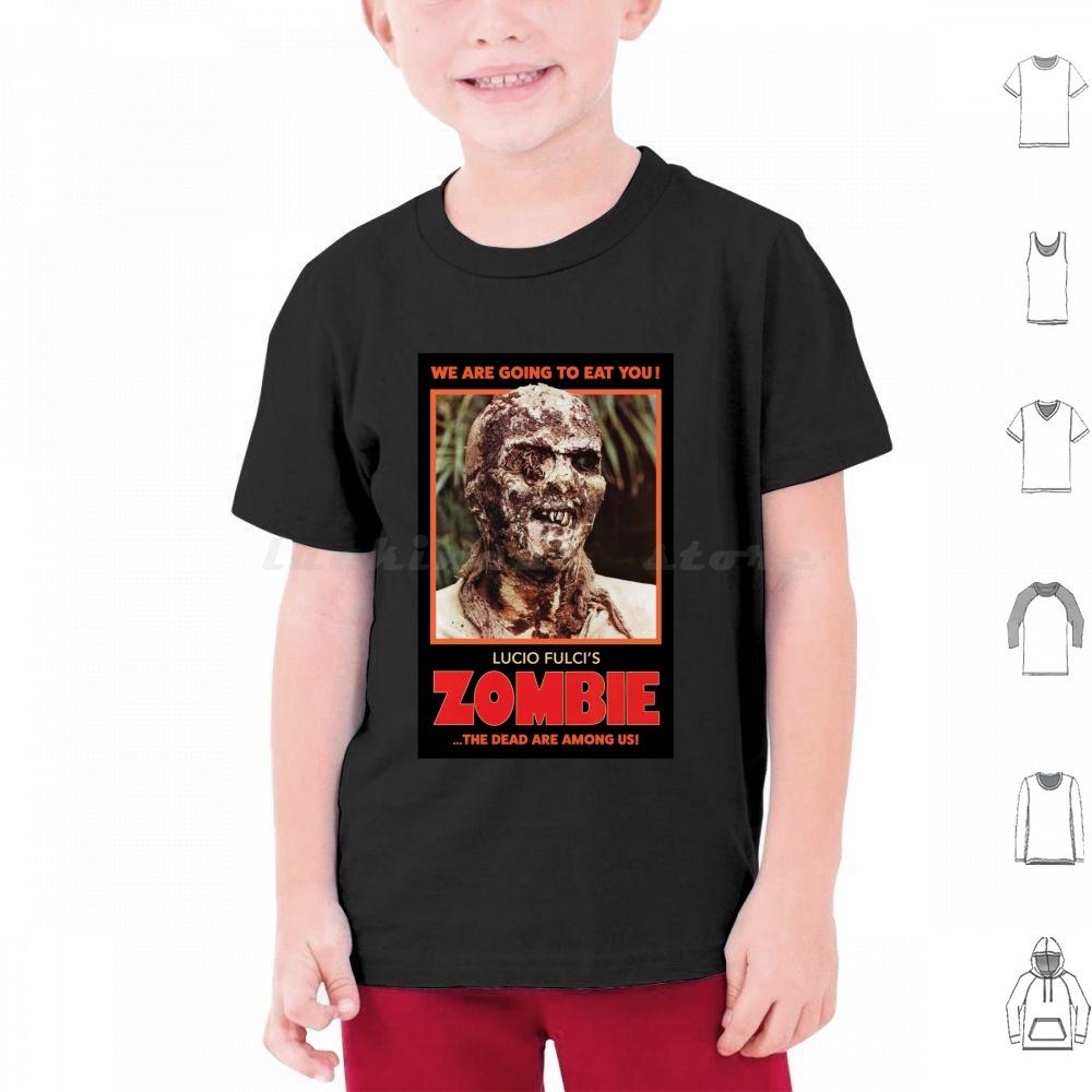 Lucio Fulcis ZombieRed T Shirt 6xl Cotton Cool Tee Luciofulci Fulci Horrormovie Horror Movies Zombies Zombie