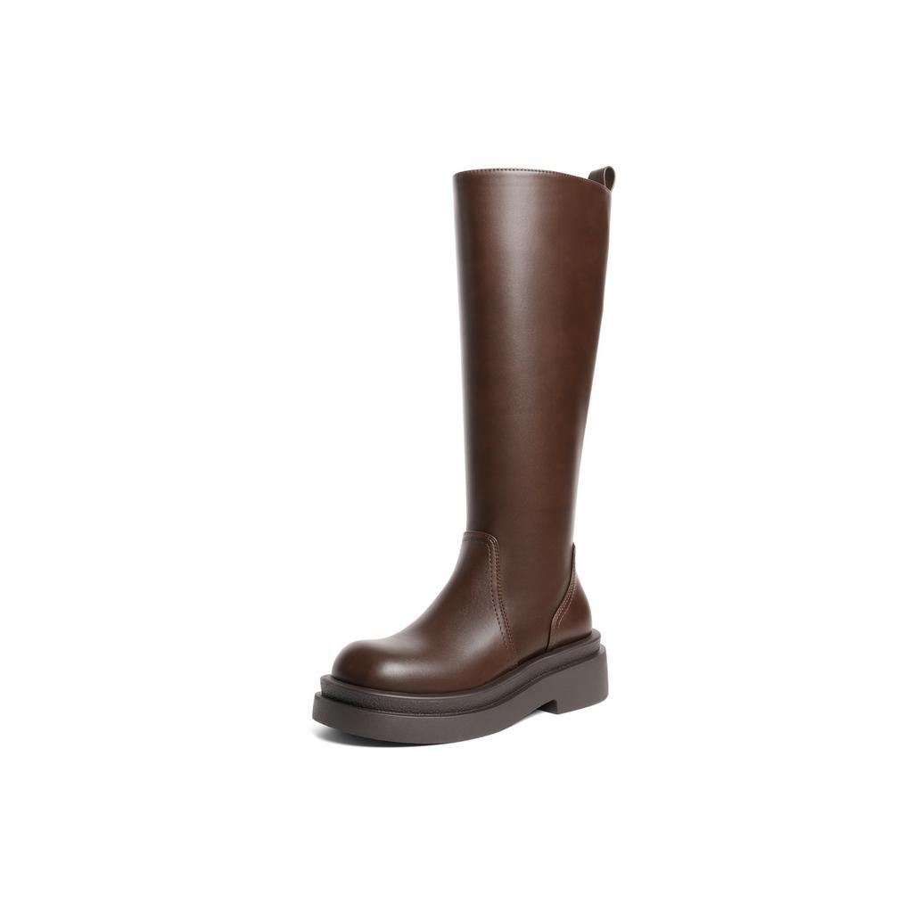 Belle Minimalist Texture Elastic Boots for Women