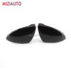 Боковые зеркала для VW Golf 7 MK7 7.5 для GTI для Touran 2014-2017 Крышки корпуса зеркала на дверные крылья, ярко-черные