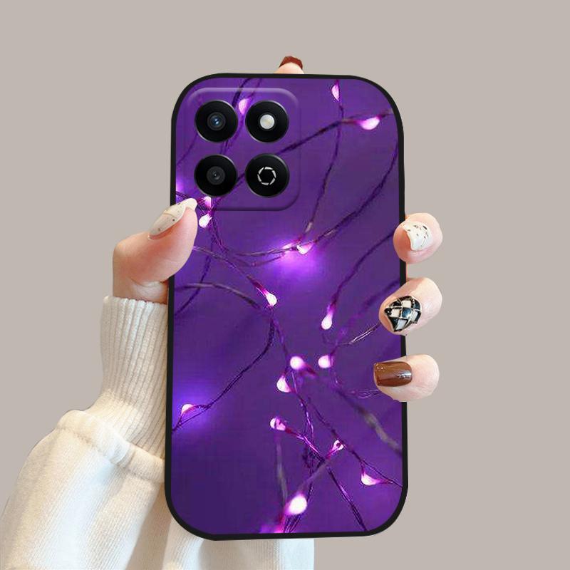 Мультяшный чехол-книжка для Honor 200 Smart Case X7c 4G Силиконовый мягкий ТПУ чехол для телефона для Honor Play 60 Plus 5G Защитный чехол Funda Cases