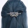 1pc Vintage Silver Celtic Knot Hairpin Niche Punk Style Metal Hairpin Gothic Style Personalized Design Exquisite Headwear