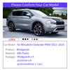 4pcs for Mitsubishi Outlander PHEV GM GN ZM 2025~2024 Mudguards Fender Flares Mud Flap Splash Guard Cover Spoiler Accessories