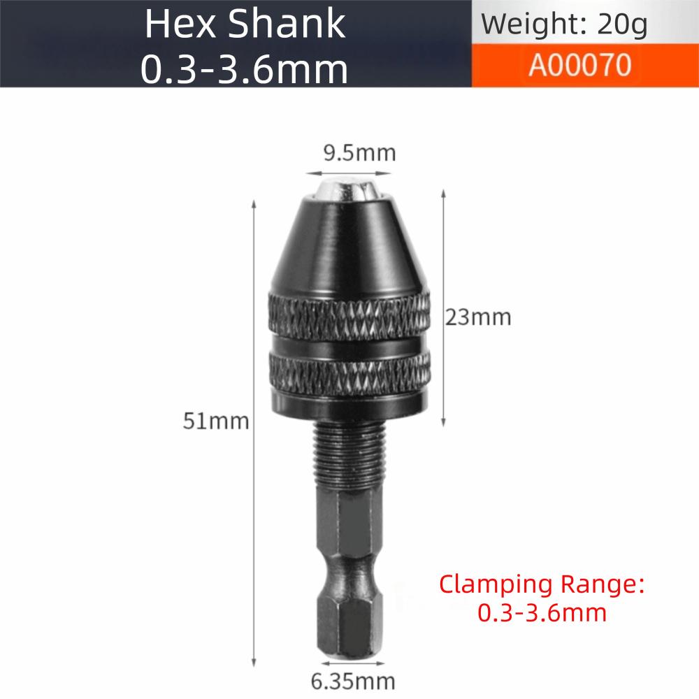Hexagonal Shank Hex Shank Drill Bits Adapter Quickly Replace Hex Shank Connector Woodworking