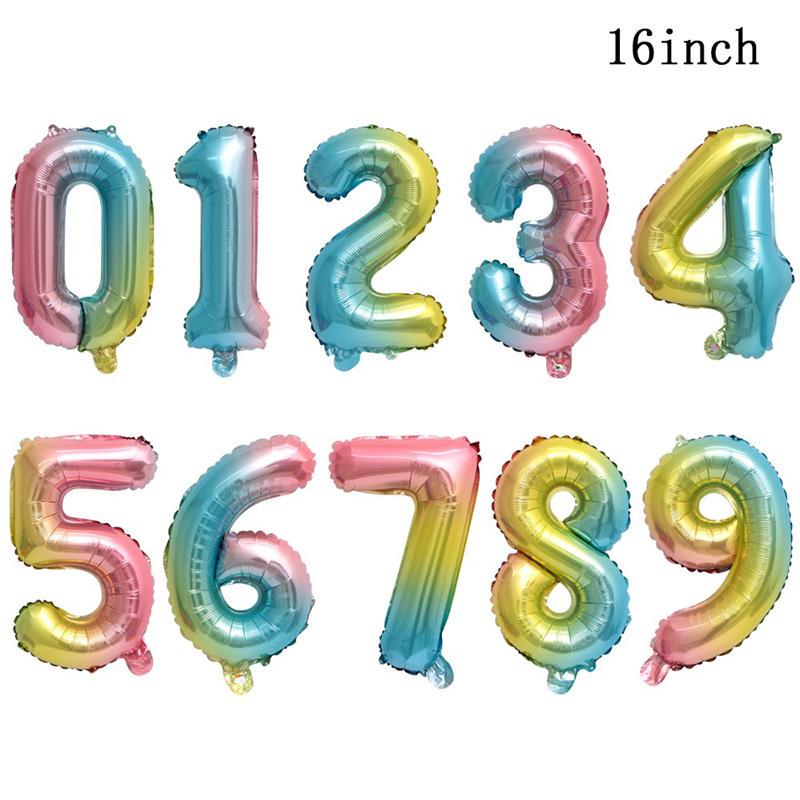 Воздушные шары в форме цифр