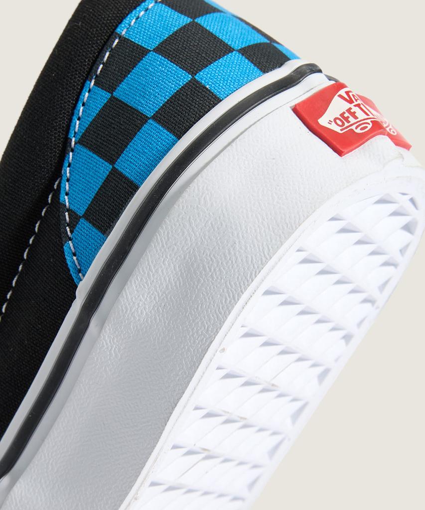 Классические слипоны Vans - (шахматная доска) Яркий Азур / Vn000Dahfnm1