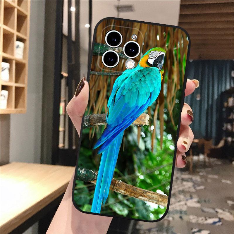 Чехол для телефона с изображением попугая и птицы ара для iPhone Samsung Galaxy Redmi Xiaomi Oppo OnePlus Note SA 7 8 9 10 11 12 13 14 20 21 22 23 53 54 Pro Max Plus Ultra