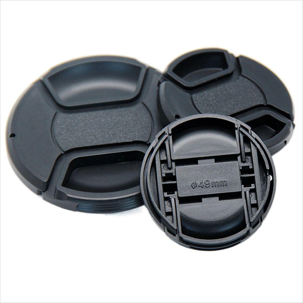 Anti-lose Cord Camera Lens Cap Snap-on Lens Cap Cover Camera Lens Cover  67mm 72mm 77mm 82mm