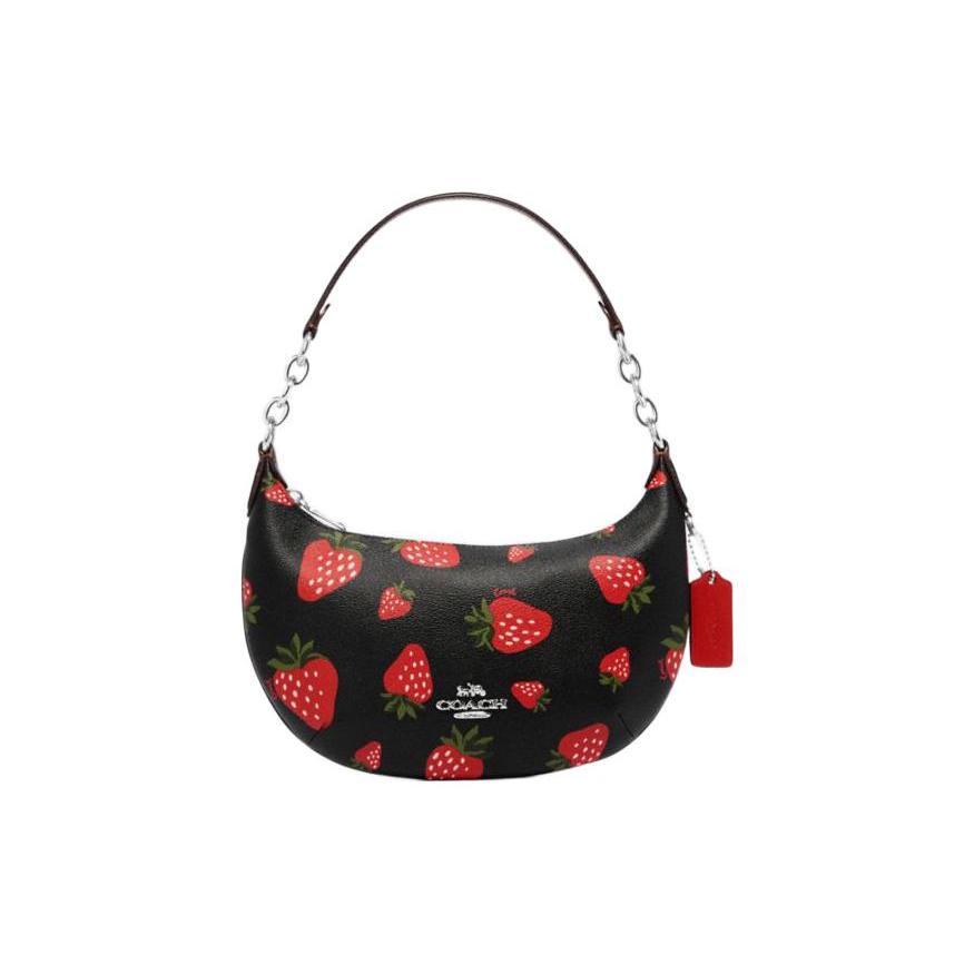 Новая сумка-полумесяц COACH Payton из коровьей кожи, сумка через плечо, сумочка, женская сумка через плечо CH330-SVA47