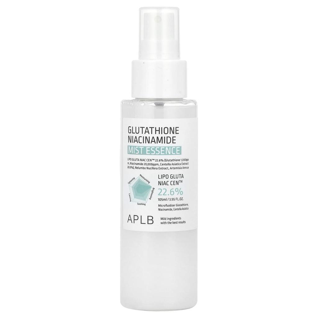 Glutathione Niacinamide, Mist Essence, 3.55 Fl Oz (105 Ml)