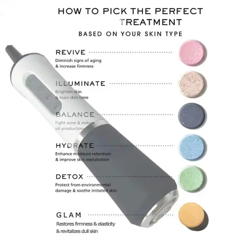 Увлажняющий Glam Revive Detox Illuminate Kit Pods Serum Facial SPA Serum For Bubble Beauty Machine Facial Oxygen Aqua CO2 Serum Gels