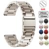 Металлический ремешок из нержавеющей стали для Samsung Galaxy watch 7/FE/6/5 pro/4/Classic 20 мм 22 мм браслет amazfit GTS-GTR-4-3-2e-mini ремешок