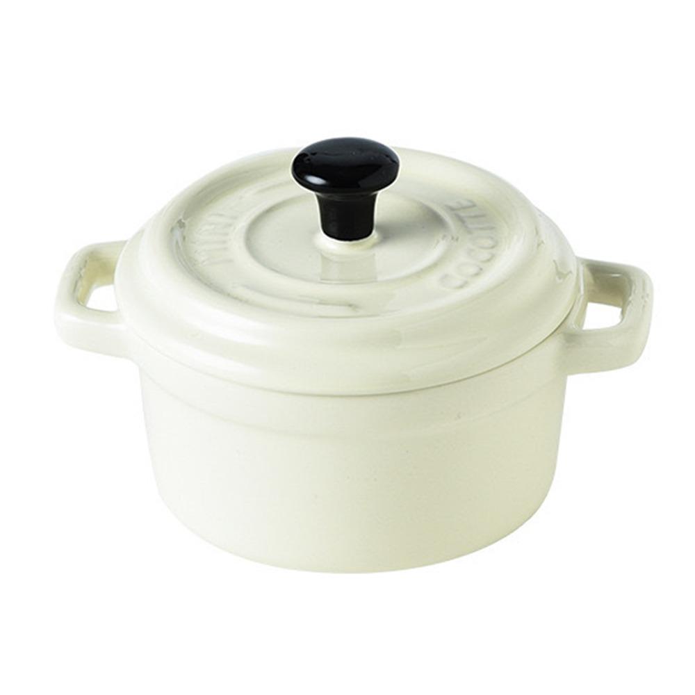 Миска для варки яиц на пару, защищающая от ожогов, с подвесными ушками, мини-кастрюля с крышками, миска для французского лукового супа, масло