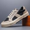 Модная парусиновая мужская обувь Универсальный летний тренд Спорт и отдых Низкие кеды Мужская тканевая обувь Мягкая подошва Рабочая обувь SS25853