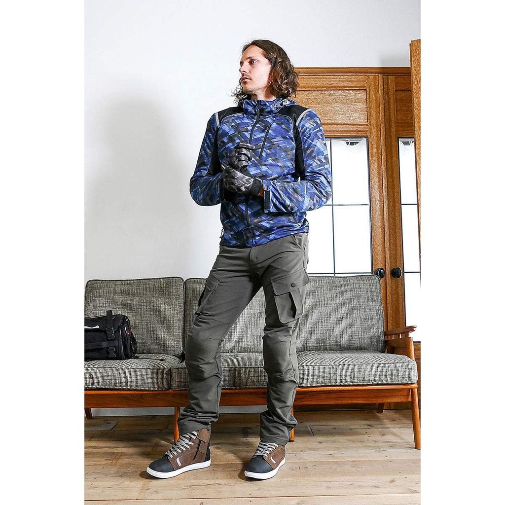 Мотоциклетные брюки Cool Dry Cargo Protector CE Planning Deep Olive L [KOMINE] PK-748 07-748