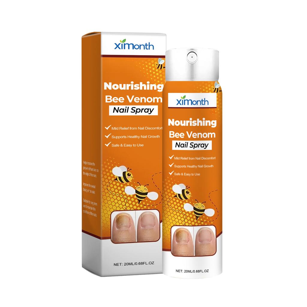 XIMONTH Nail Nourishing Spray Gentle Care Clean Hands and Feet Strengthen Nail Surface Moisturize Soft Cuticles 60ml less