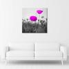 Canvas print, Purple poppies in the meadow
