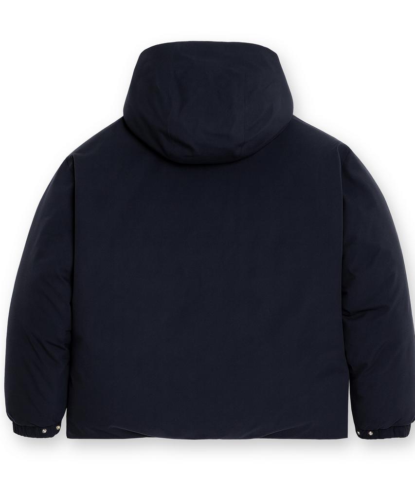 Edinburgh Club Hooded Goose Down Jumper [Navy]