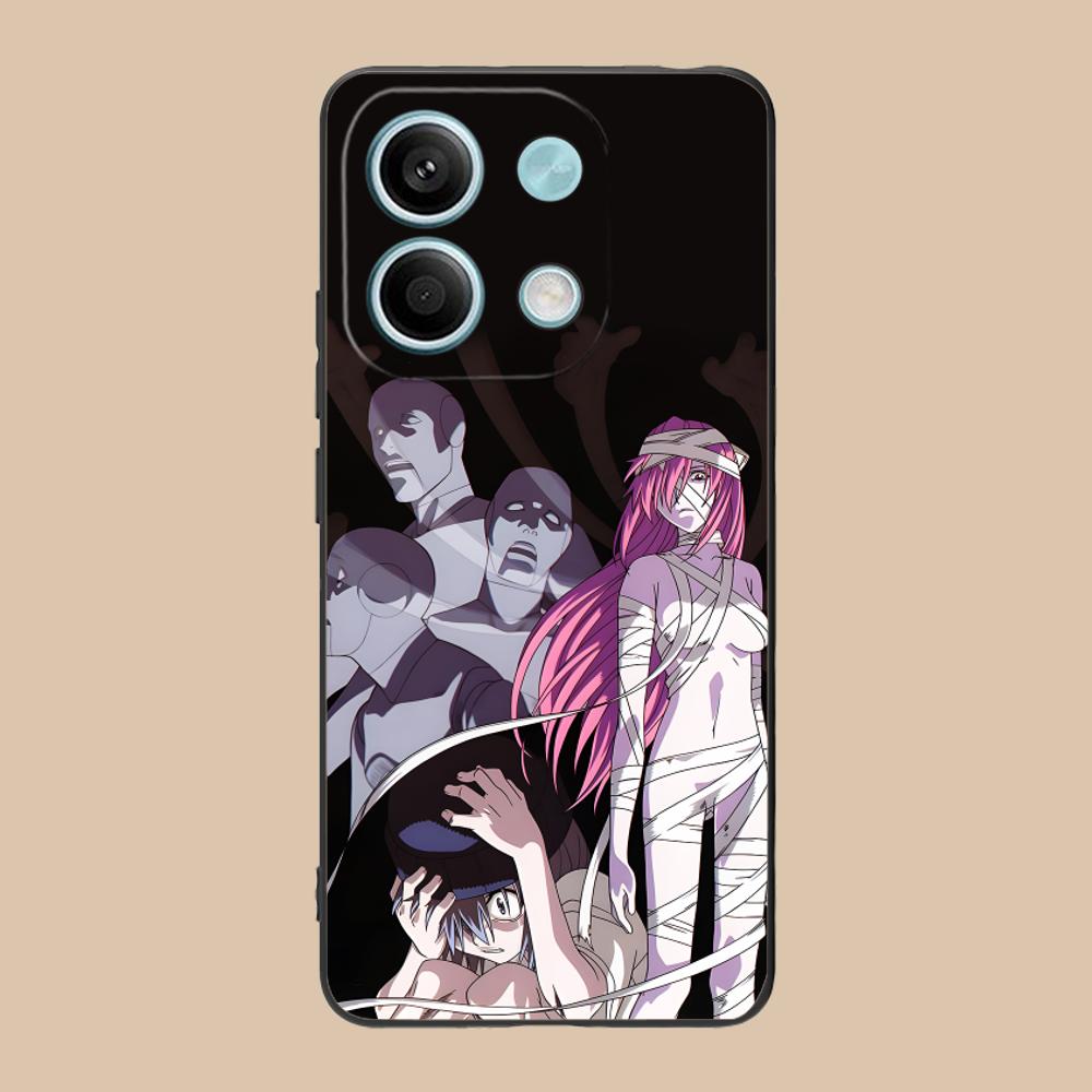 Чехол для телефона Elfen Lied Lucy для POCO M6 M5 M4 M3 X7 X6 X5 X4 X3 F6 F5 F4 Pro GT 5G Чехол с цветной печатью Красивый смартфон