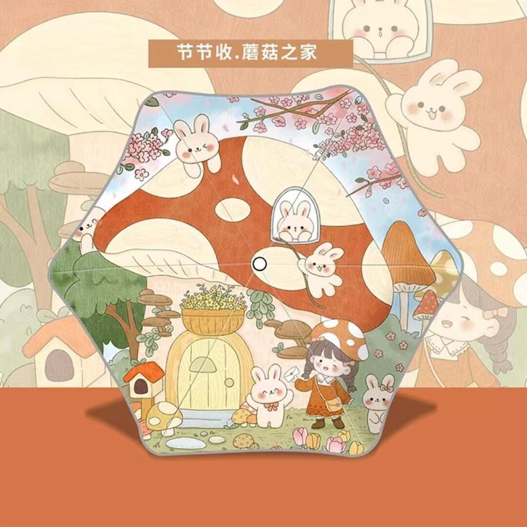 Трехслойный автоматический безопасный детский зонт с закругленными углами, светящимися в темноте, для защиты от солнца и дождя