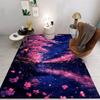 Night View Carpet Cartoon Living Room Bedroom Kitchen Sofa Table Balcony Rug Non-slip Washable Mat Exquisite Ornaments