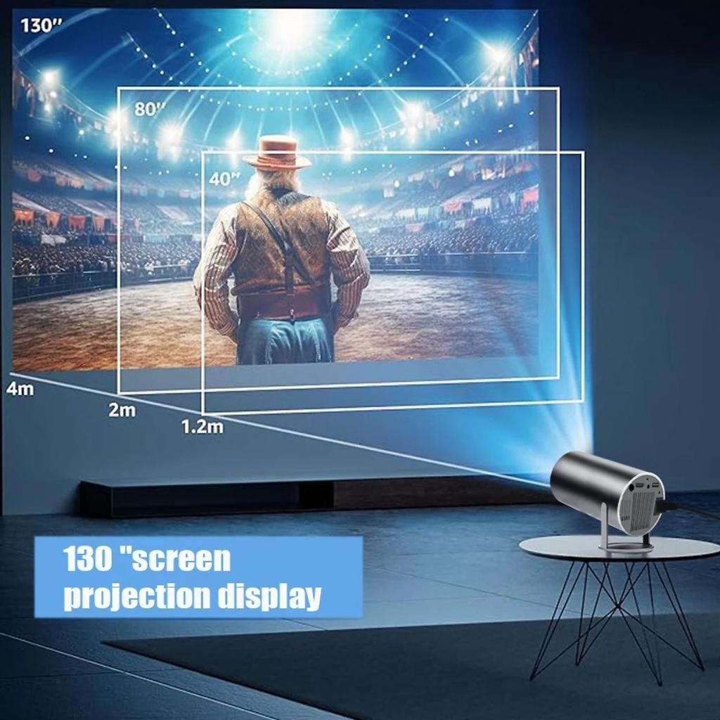 4K Projector Ultra HD Mini Projector Wi-Fi 6 Outdoor Projector
