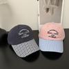 Spring Summer Baseball Hat Plaid Snapback Cap Fashion Peaked Cap  Girls