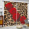 2 шт./компл. леопардовый принт зебра принт коровий принт пестрые пэчворк принтованные водонепроницаемые шторы для гостиной кухни спальни