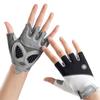 Fitness Gloves for Men and Women Outdoor Non  Slip Wear Resistant Cycling Breathable Ice Silk Love Liquid Silicone Sports Half Finger Gloves