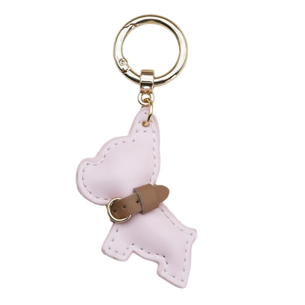 Мини французский бульдог PU кожаный брелок прекрасный дизайн подвеска брелок подвесное украшение для автомобильного ключа и сумок