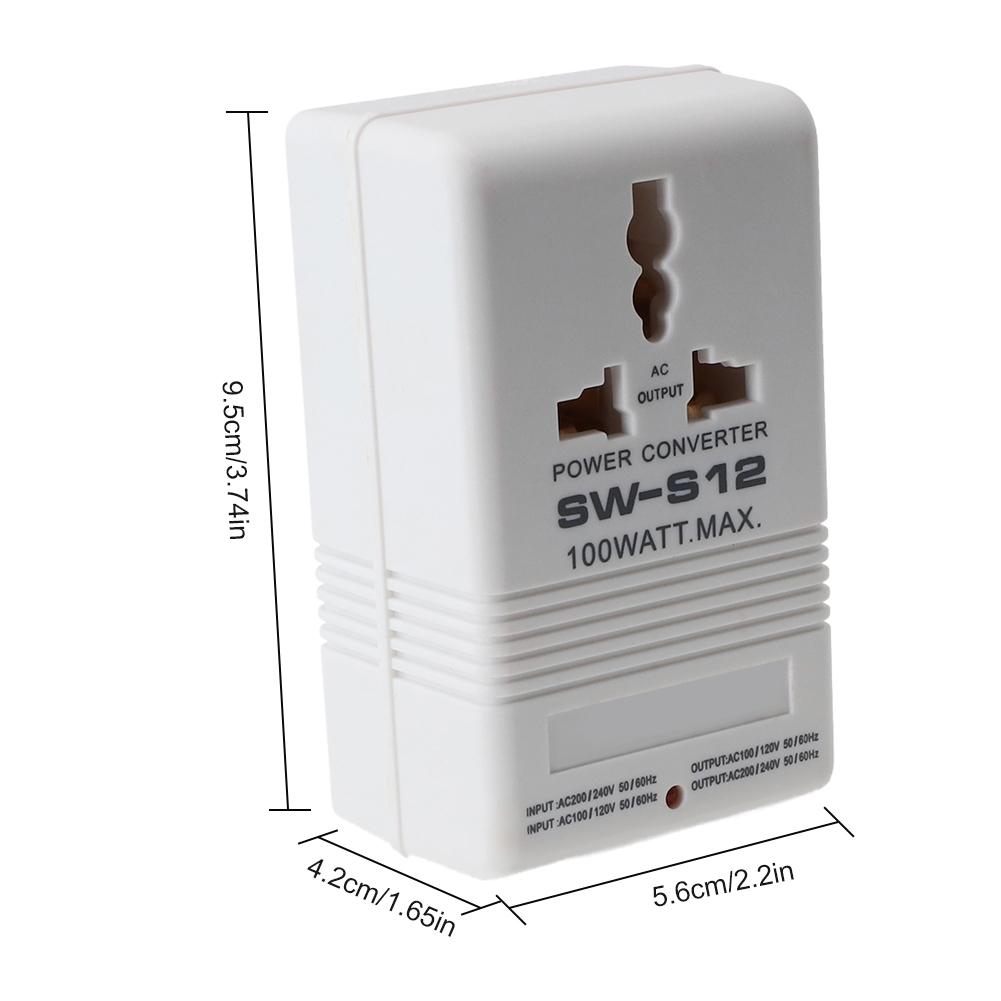 Преобразователь мощности 100 Вт 120 В в 220 В 240 В AC117V-AC230V