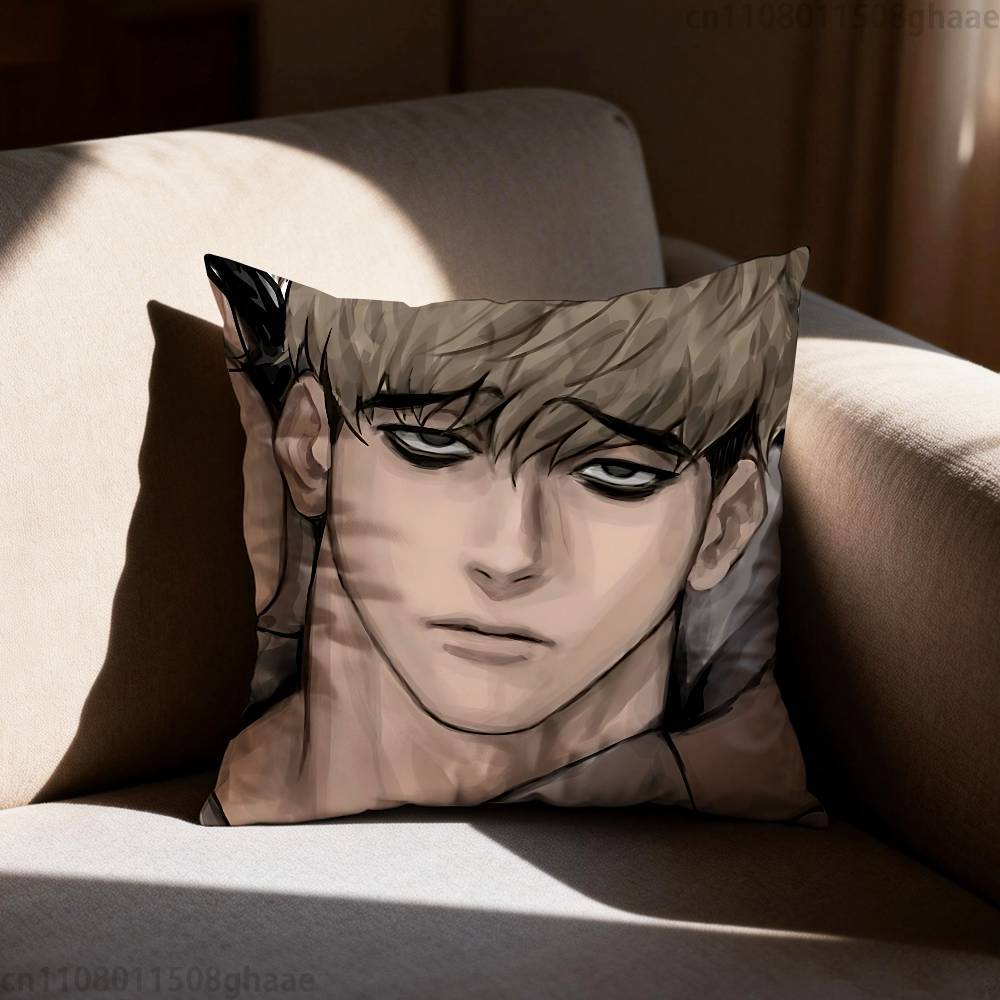 Подушка с принтом Killing Stalking, чехол на подушку для гостиной, дивана, спальни, декорация для дома