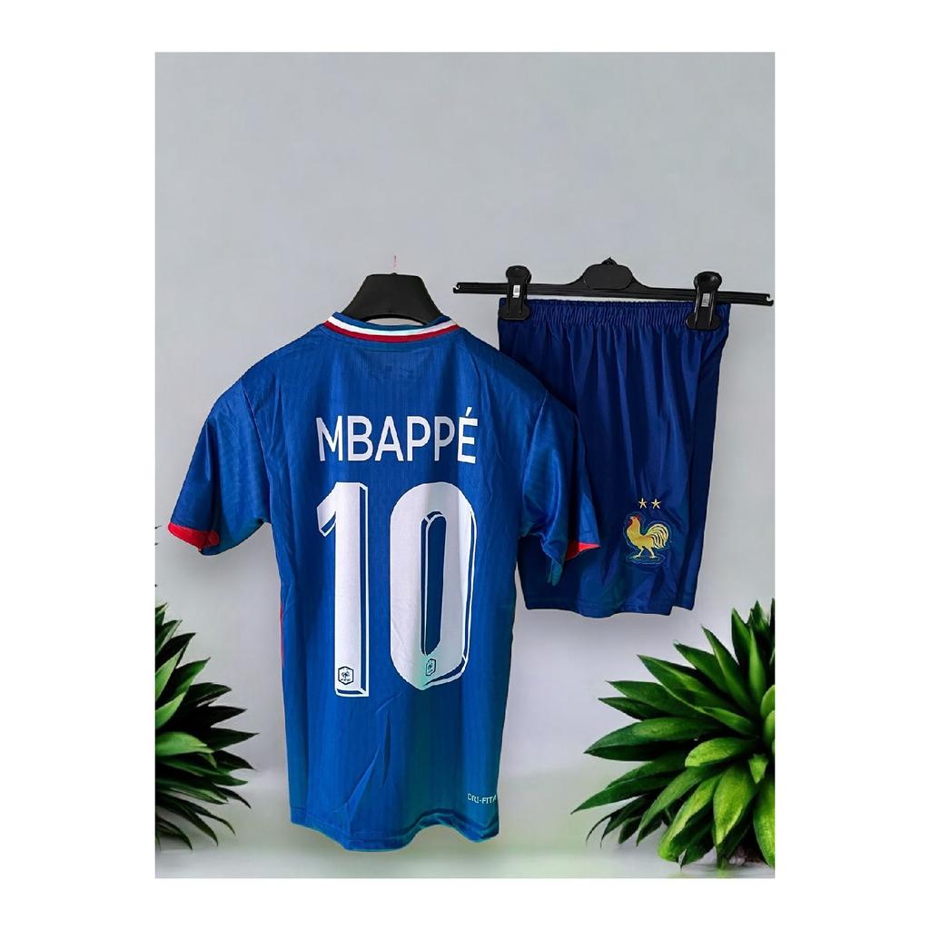 Yilsen Tekstil Legendary Mbappe France Kids Jersey With Shorts