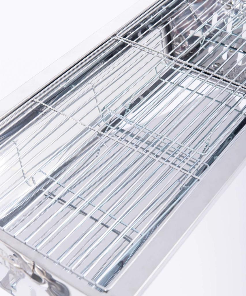 GORDON MILLER BBQ Grill Печь из нержавеющей стали Складная барбекю на открытом воздухе для кемпинга 1552663